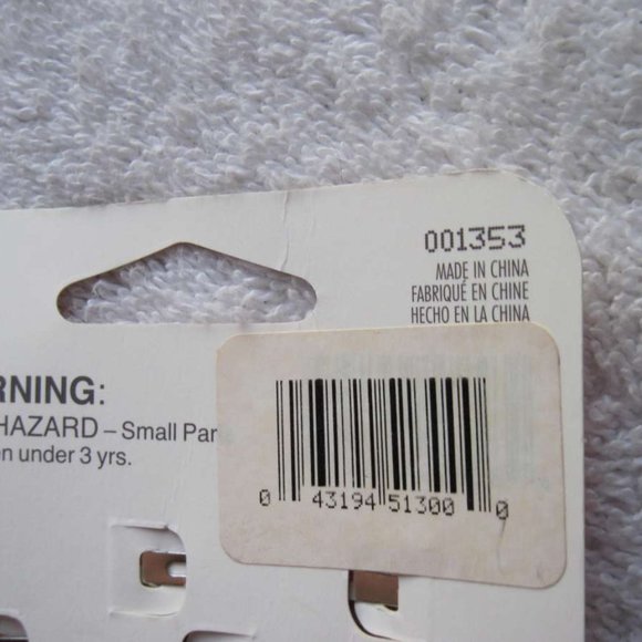 12 Scunci Girls Double Bar Glitter Colored Epoxy Metal Snap Contour Hair Clips - Picture 7 of 10